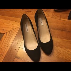 L.K.Bennett London pumps satin shoes